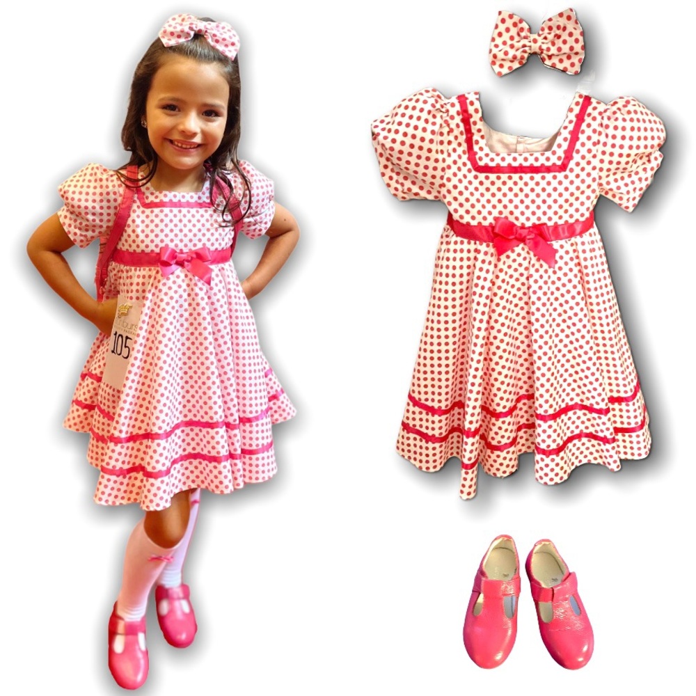 Polka Dot School Wear, Pageant, Photos, Birthday